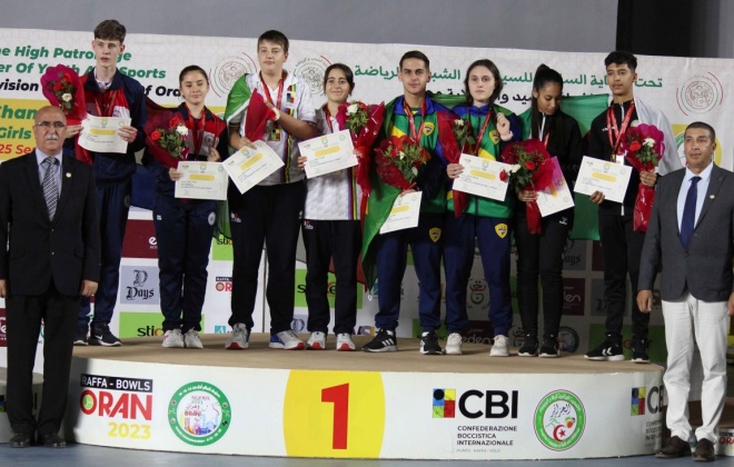 Юниорский чемпионат мира по бочче-раффа прошёл в Алжире